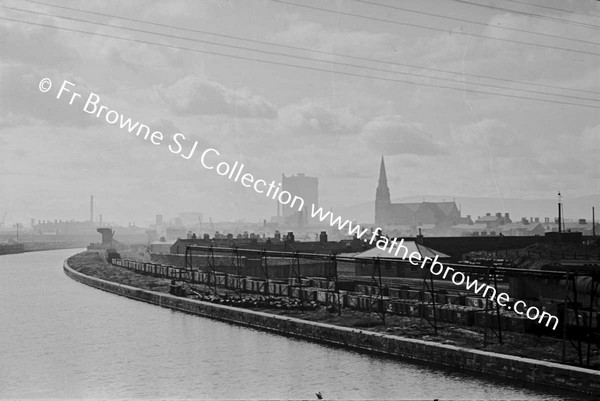 THINGS I SEE FROM THE TRAIN ROYAL CANAL EVENING C.W.C.